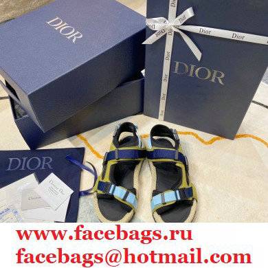 Dior CD Buckle Straw Fisherman Sandals Ds001 2021