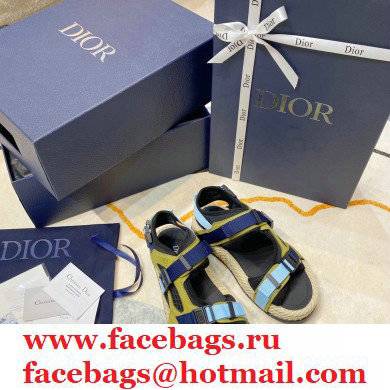 Dior CD Buckle Straw Fisherman Sandals Ds001 2021