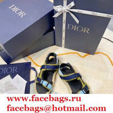 Dior CD Buckle Straw Fisherman Sandals Ds001 2021