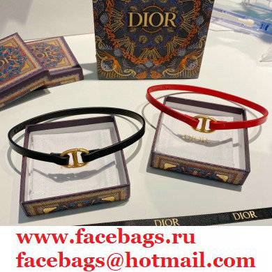 Dior Leather Necklace/Bracelet Black 2021