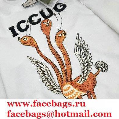 GUCCI Online Exclusive Freya Hartas ICCUG print sweatshirt WHITE 2021