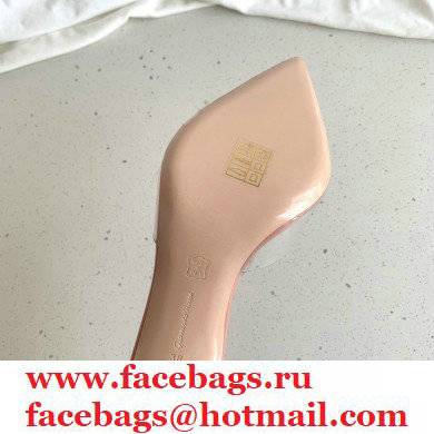 Gianvito Rossi Heel 10cm PVC Elle Mules Transparent Nude Pink