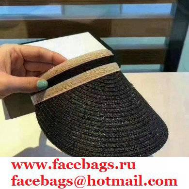 Gucci Fashion empty top sunhat in Black Gh003 2021