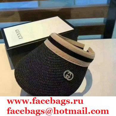 Gucci Fashion empty top sunhat in Black Gh003 2021