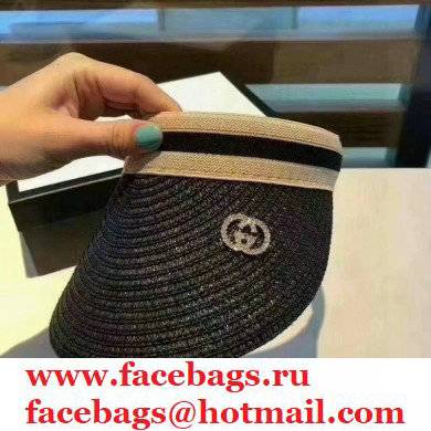 Gucci Fashion empty top sunhat in Black Gh003 2021