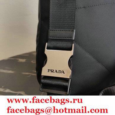 Prada Re-Nylon and leather backpack BLACK 2021