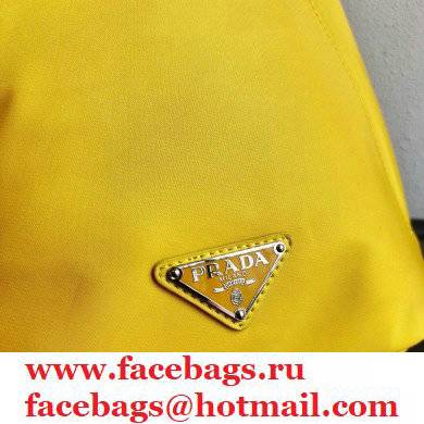 Prada Re-Nylon and leather backpack yellow 2021