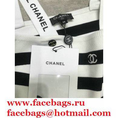 chanel BLACK STRIPED VEST 2021