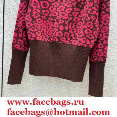 dior pink leopard sweater 2021