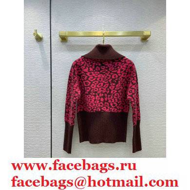 dior pink leopard sweater 2021