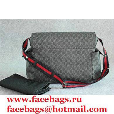 gucci GG plus diaper bag black 211131