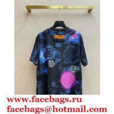 louis vuitton Salt Print men's T-Shirt blue 1A8X1O 2021