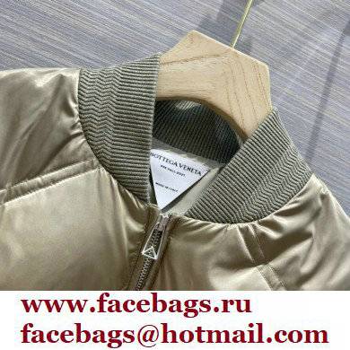 Bottega Veneta chevron down jacket bronze 2021