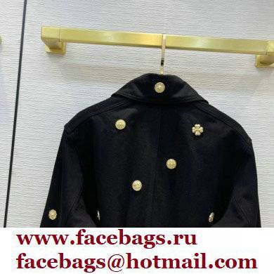 CHANEL GOLD CHARMS JACKET BLACK 2021