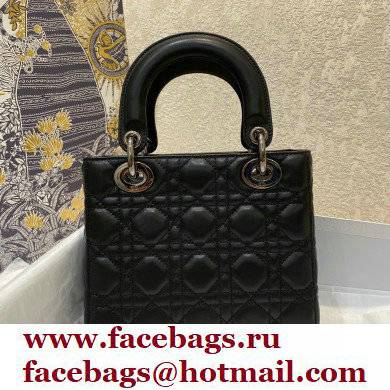 DIOR Black Cannage lambskin LADY DIOR MY ABCDIOR BAG 2021