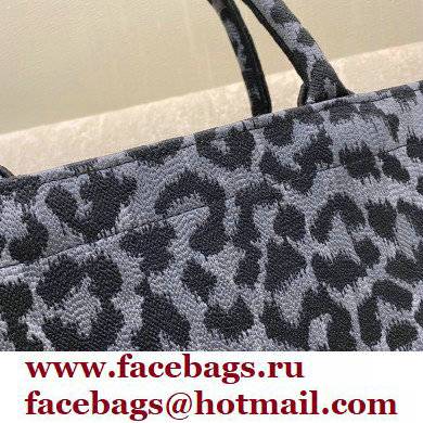 Dior Book Tote Bag in Gray Mizza Embroidery 2021