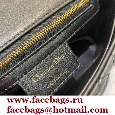Dior Small Caro Dioramour Bag Black with Heart Motif 2021 - Click Image to Close