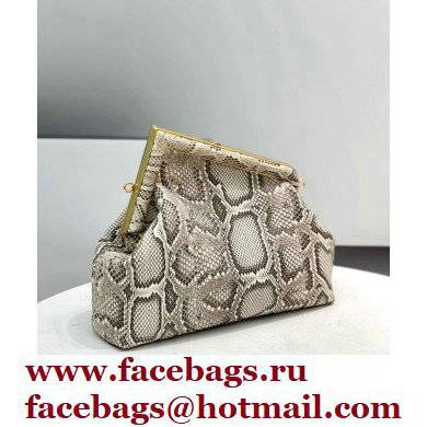 Fendi First Medium Python Leather Bag 2021