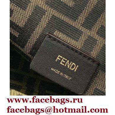 Fendi First Medium Python Leather Bag Black 2021