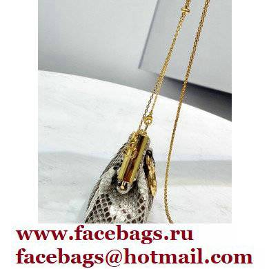 Fendi First Nano Python Leather Bag Charm 2021