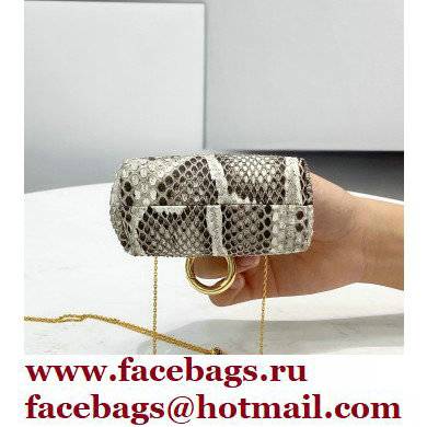 Fendi First Nano Python Leather Bag Charm 2021