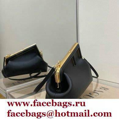 Fendi First Small Leather Bag black 2021