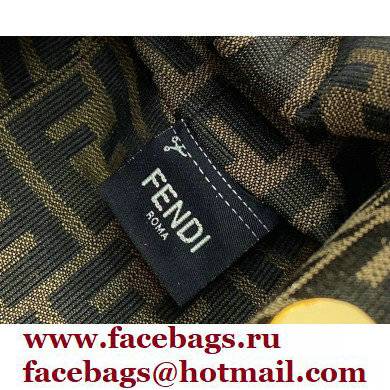 Fendi First Small Python Leather Bag Coffee 2021