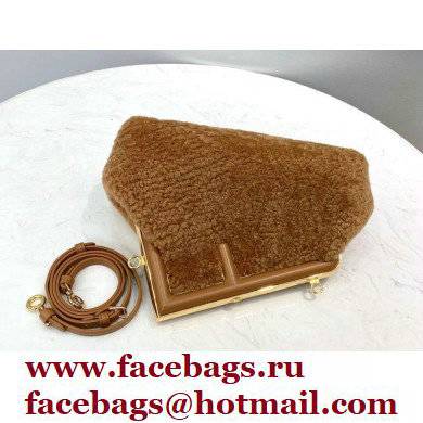 Fendi First Small Sheepskin Bag Brown 2021