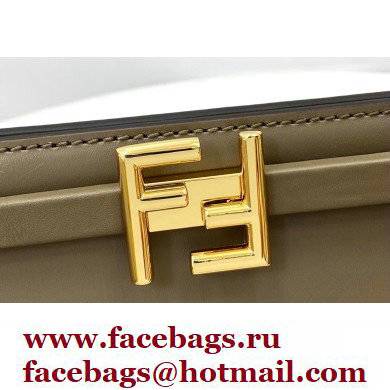 Fendi Touch Leather Bag Gray 2021