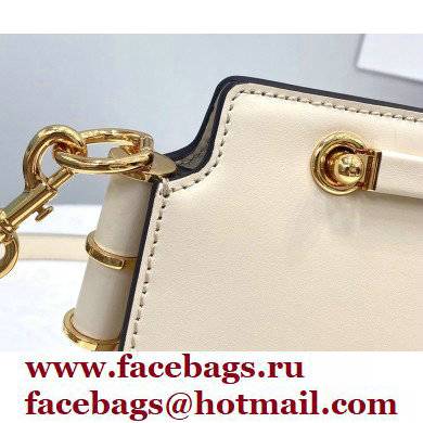 Fendi Touch Leather Bag White 2021