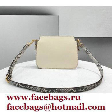 Fendi Touch Leather Bag White/Python 2021