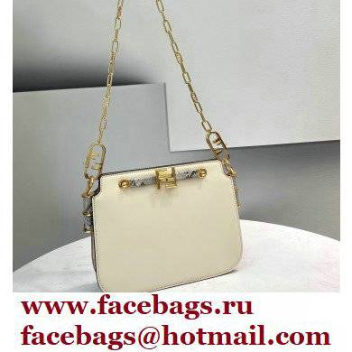 Fendi Touch Leather Bag White/Python 2021