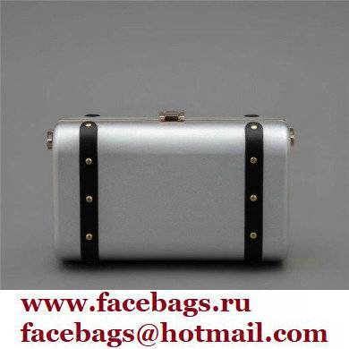 GUCCI SILVER Aluminum beauty case