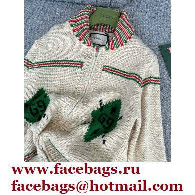 Gucci ALPACA JACQUARD CARDIGAN 2021