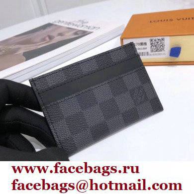 Louis Vuitton Double Card Holder Damier Graphite Canvas