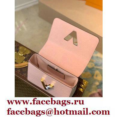 Louis Vuitton Epi Leather Twist MM Bag Pink 2021