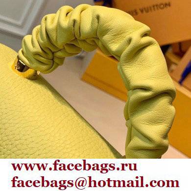 Louis Vuitton Twist MM Bag Scrunchie Handle Ginger Yellow 2021