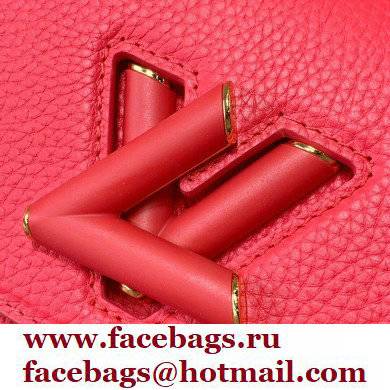 Louis Vuitton Twist MM Bag Scrunchie Handle Pondichery Pink 2021