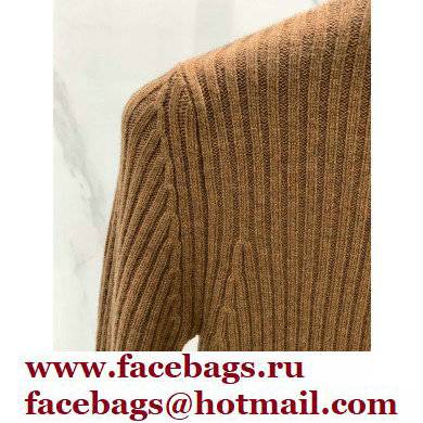 SAINT LAURENT 2021 FALL WINTER Cashmere turtleneck CAMEL