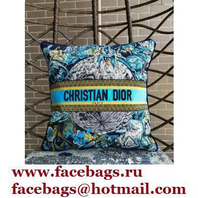 dior BLUE Multicolor Dior Constellation Embroidery pillow