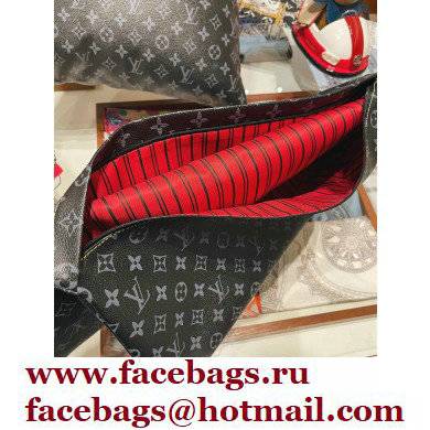 louis vuitton Monogram Eclipse canvas pillow