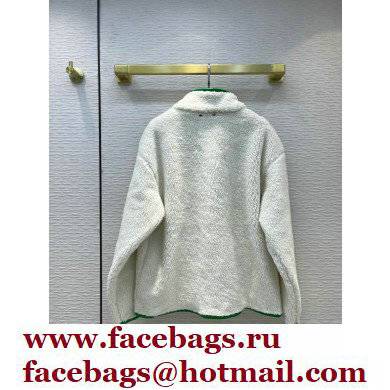 louis vuitton white shearling coat 2021