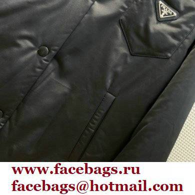 prada NYLON DOWN JACKET BLACK 2021