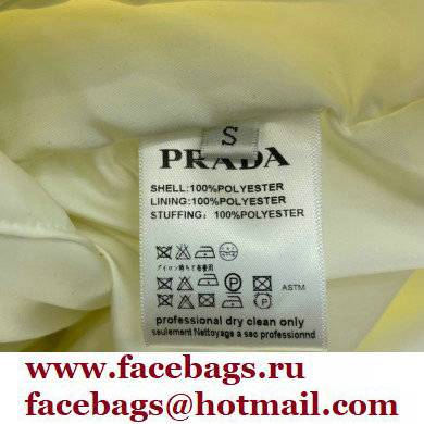 prada NYLON DOWN JACKET WHITE 2021