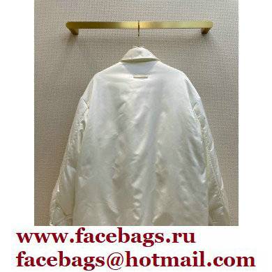 prada NYLON DOWN JACKET WHITE 2021