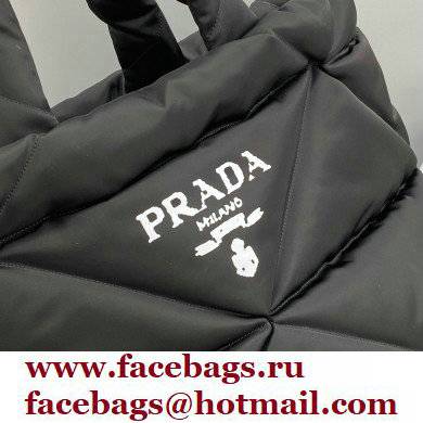 prada Padded Re-Nylon tote bag 2VG082 black 2021