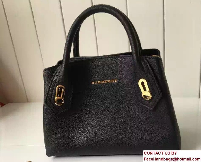 Baby Milton Bag In Grainy Leather 40201201 Black 2017