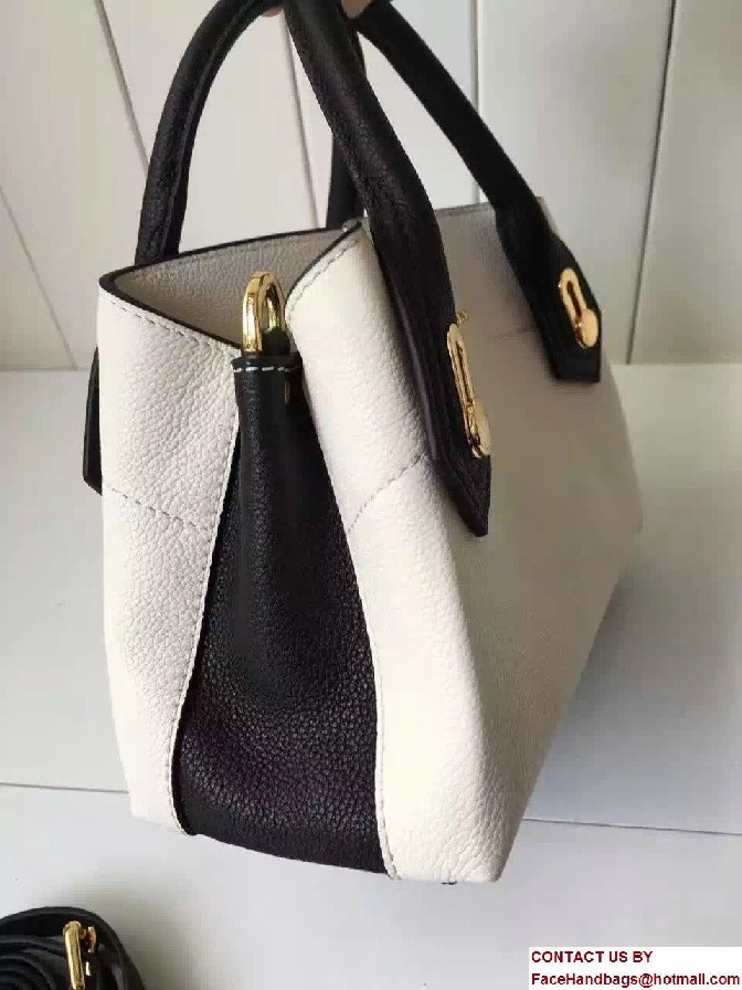 Baby Milton Bag In Grainy Leather 40201361 White/Black 2017