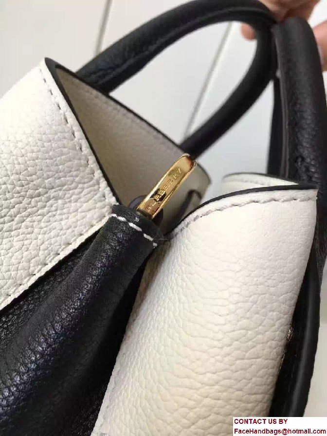 Baby Milton Bag In Grainy Leather 40201361 White/Black 2017