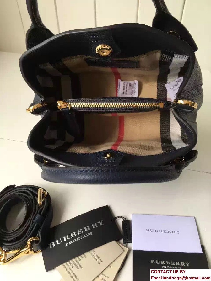 Baby Milton Bag In Grainy Leather Dark Blue 2017